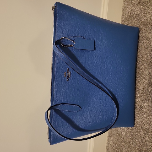 Deep Ocean Blue Coach Bag - Picture 2 of 3